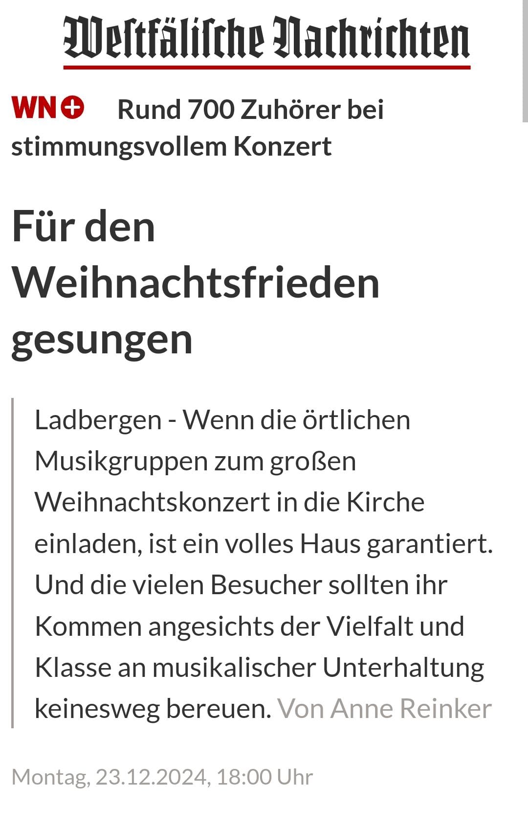 Vorschau Pressebericht