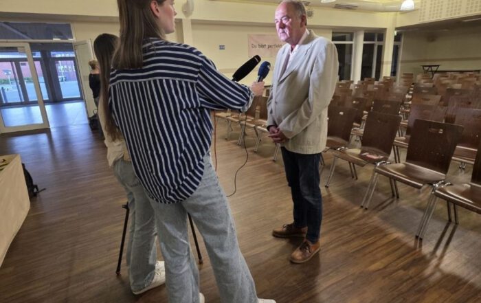 NDR und ems TV mit Erhard im Interview