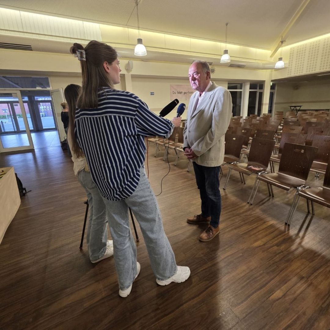 Ems Insta 5 NDR und ems TV mit Erhard im Interview