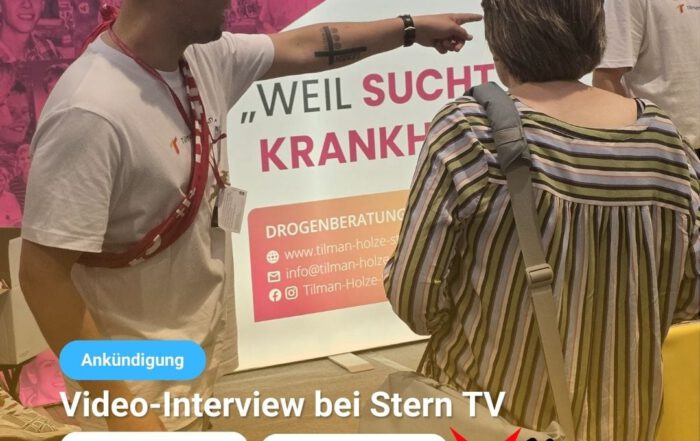 Ankündigung Stern TV Beitrag mit Bild von Titus und Tobi beim Kirchentag