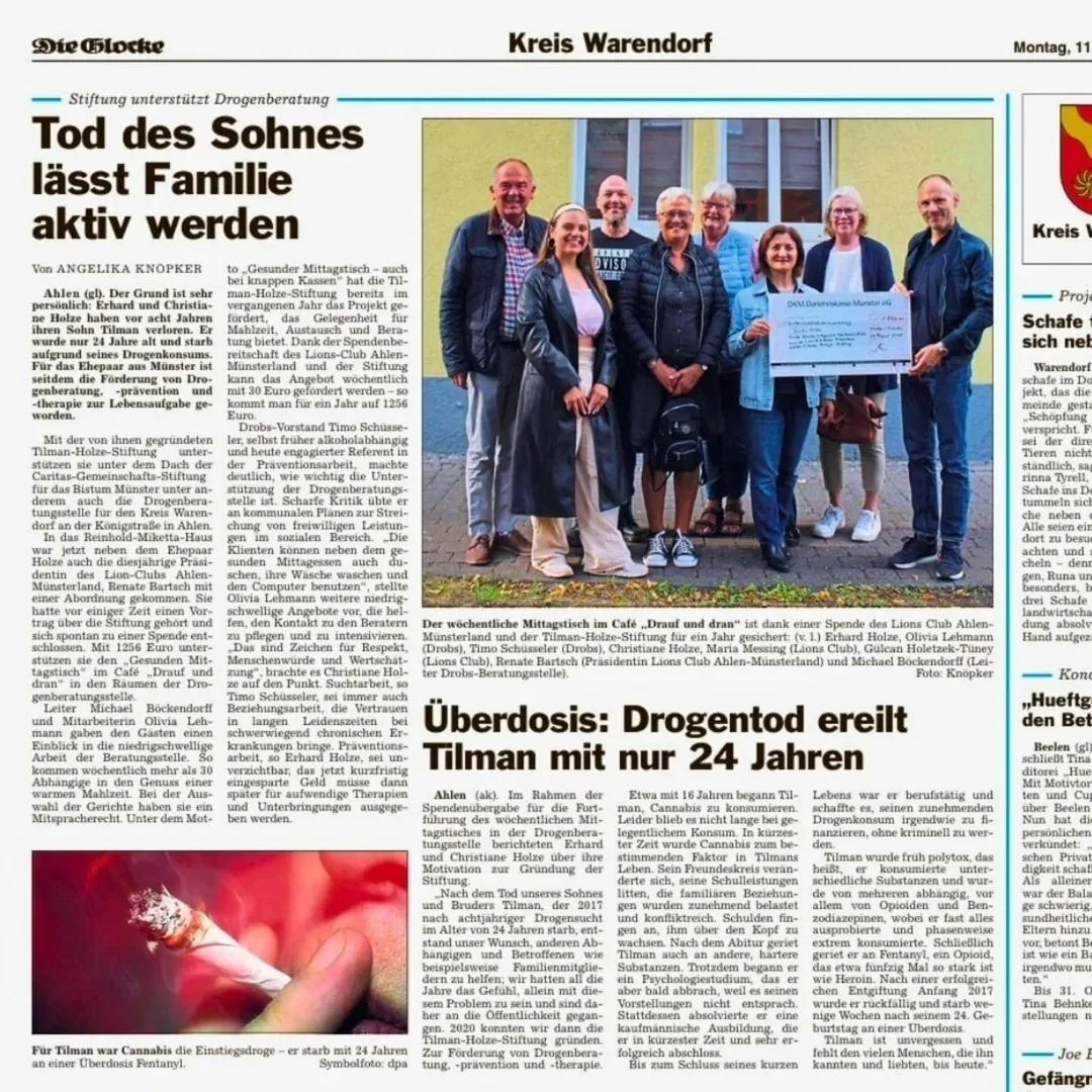 Zeitungsarikel "Die Glocke"