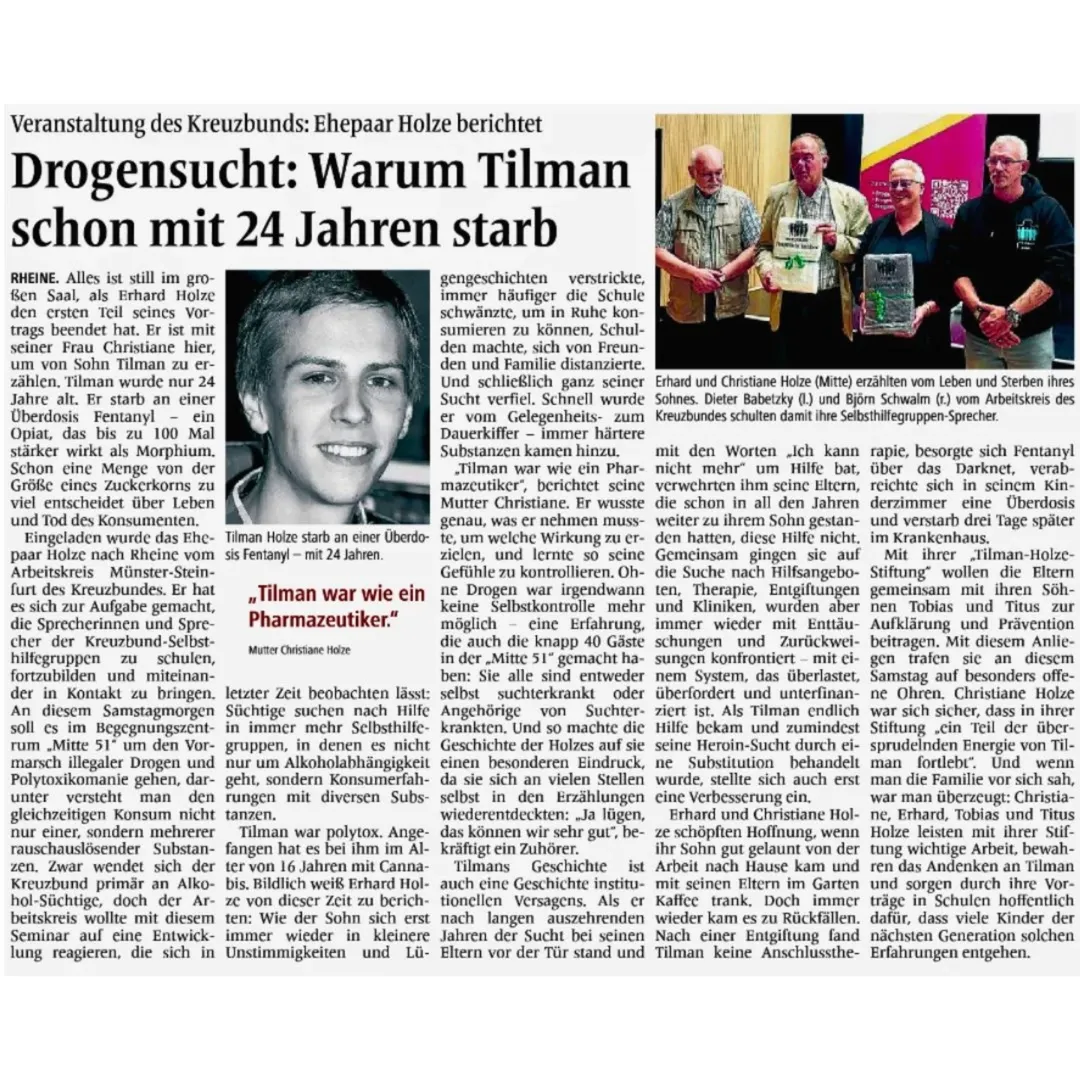 Zeitungsartikel der Münsterländischen Volkszeitung