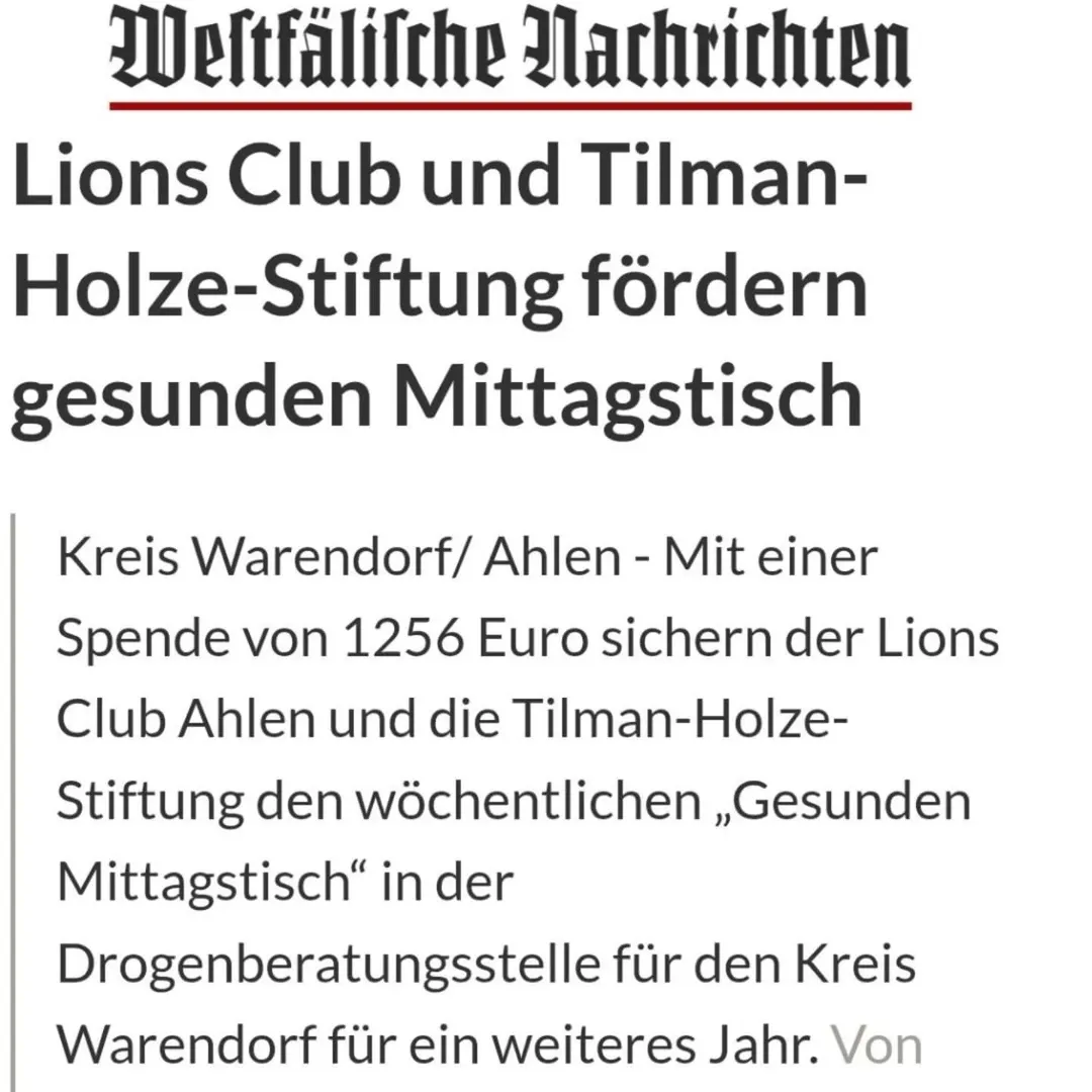 Zeitungsartikel WN