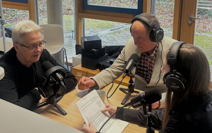 Bilder der Podcastaufnahme