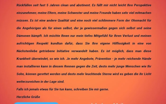 Feedback, anonymisiert